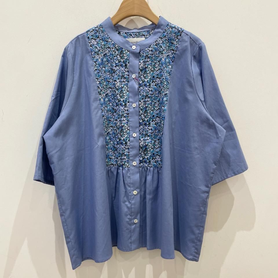 sosotto - LIBERTY 前後ヨーク切替6分袖ブラウス（42432911） - Sheth