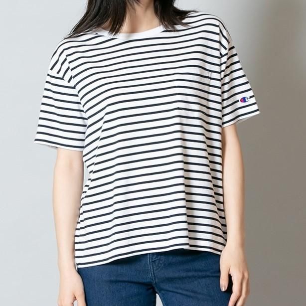 ボーダージャカード ショートスリーブ シャツ-ウォッシャブル- ボーダージャカード ショートスリーブ シャツ-ウォッシャブル