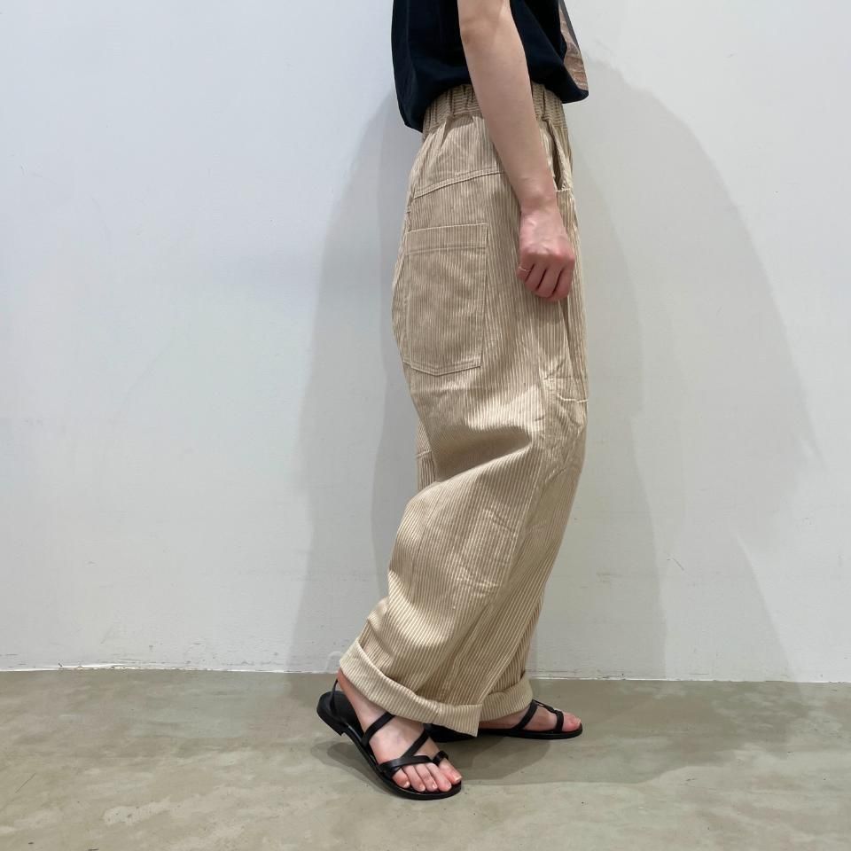 新品訳あり商品！NARU ヒッコリーノッポパンツ 15180円→送料込6980円 NARU(ナル) 8ozカラーヒッコリー ノッポパンツ 655820