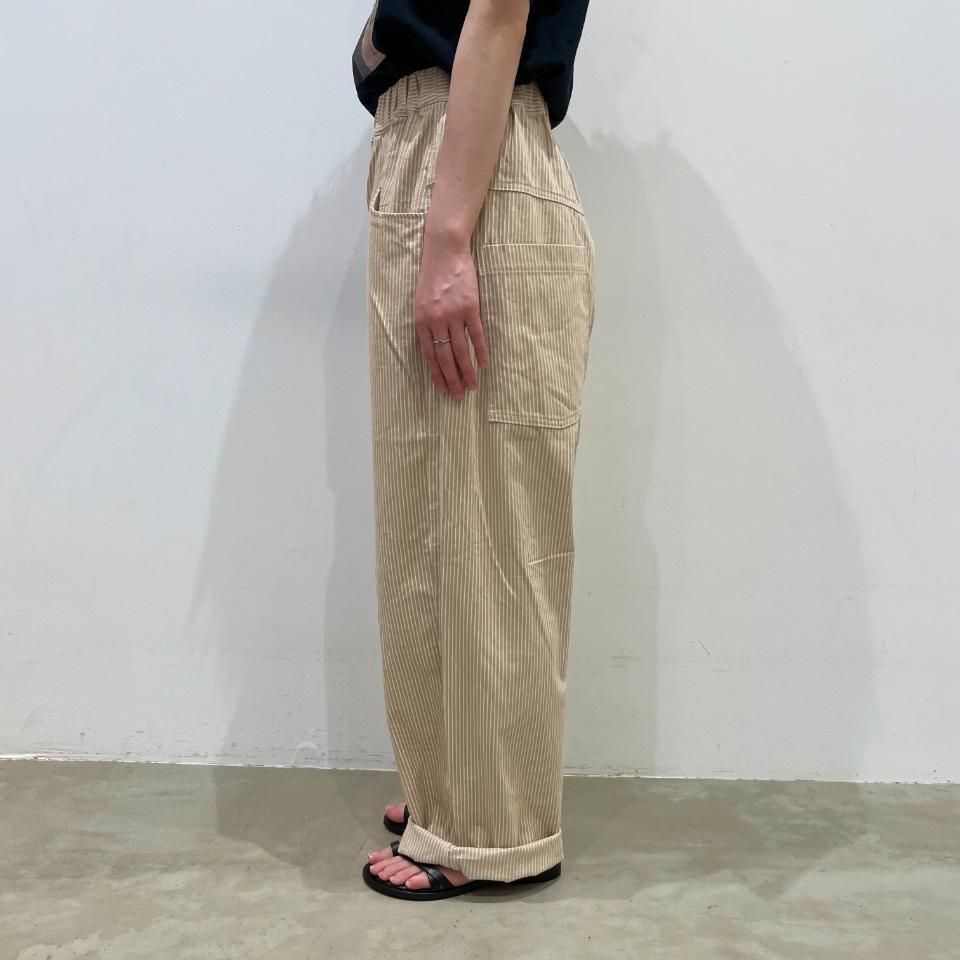 NARU - 8ozカラーヒッコリー ノッポパンツ（655820） - Sheth