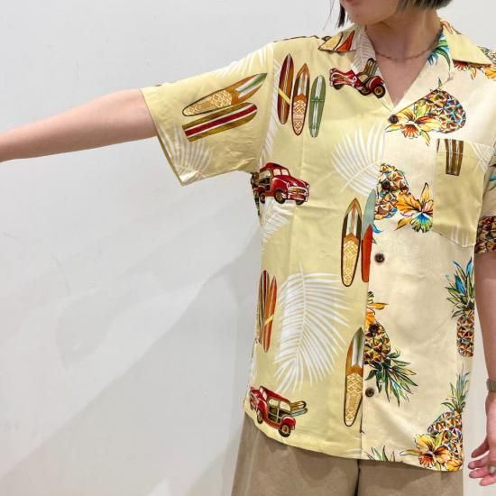TWO PALMS - Hawaiian ShirtGOLDEN PINEAPPLEWOODY谷ʡ