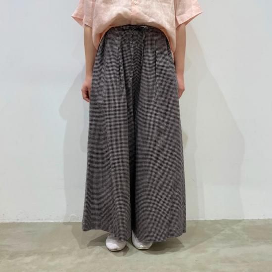 SARAHWEAR - Tamiyo Linen Cotton Hakama PantsC30532