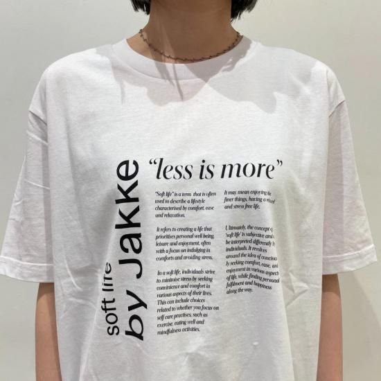 Jakke - LESS IS MORE TEEJK24SS LESS IS MOREˡ谷ʡ