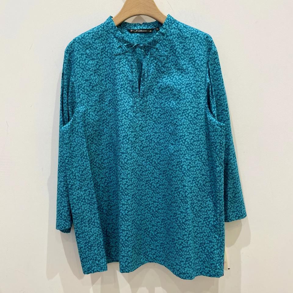 J.sloane - ボウタイ 7分袖ブラウス【リバティコレクション