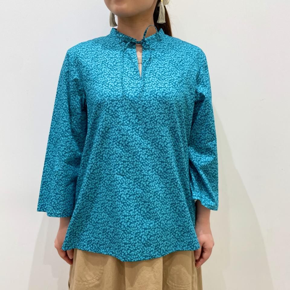 J.sloane - ボウタイ 7分袖ブラウス【リバティコレクション