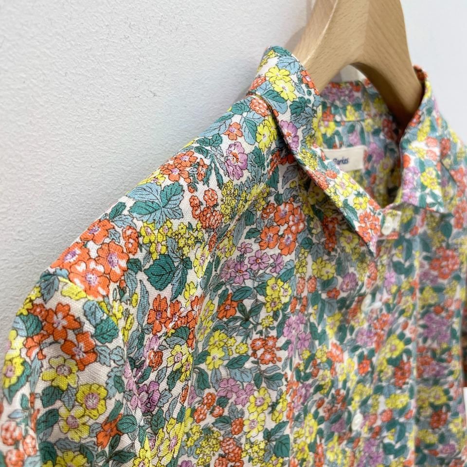 美品 自由区リバティフランダースリネン トップス 40 トップス