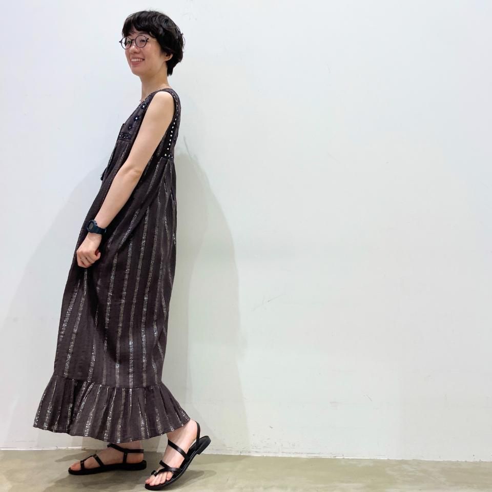 Sara mallika - ビーズ刺繍 ノースリーブワンピース（020541SH1