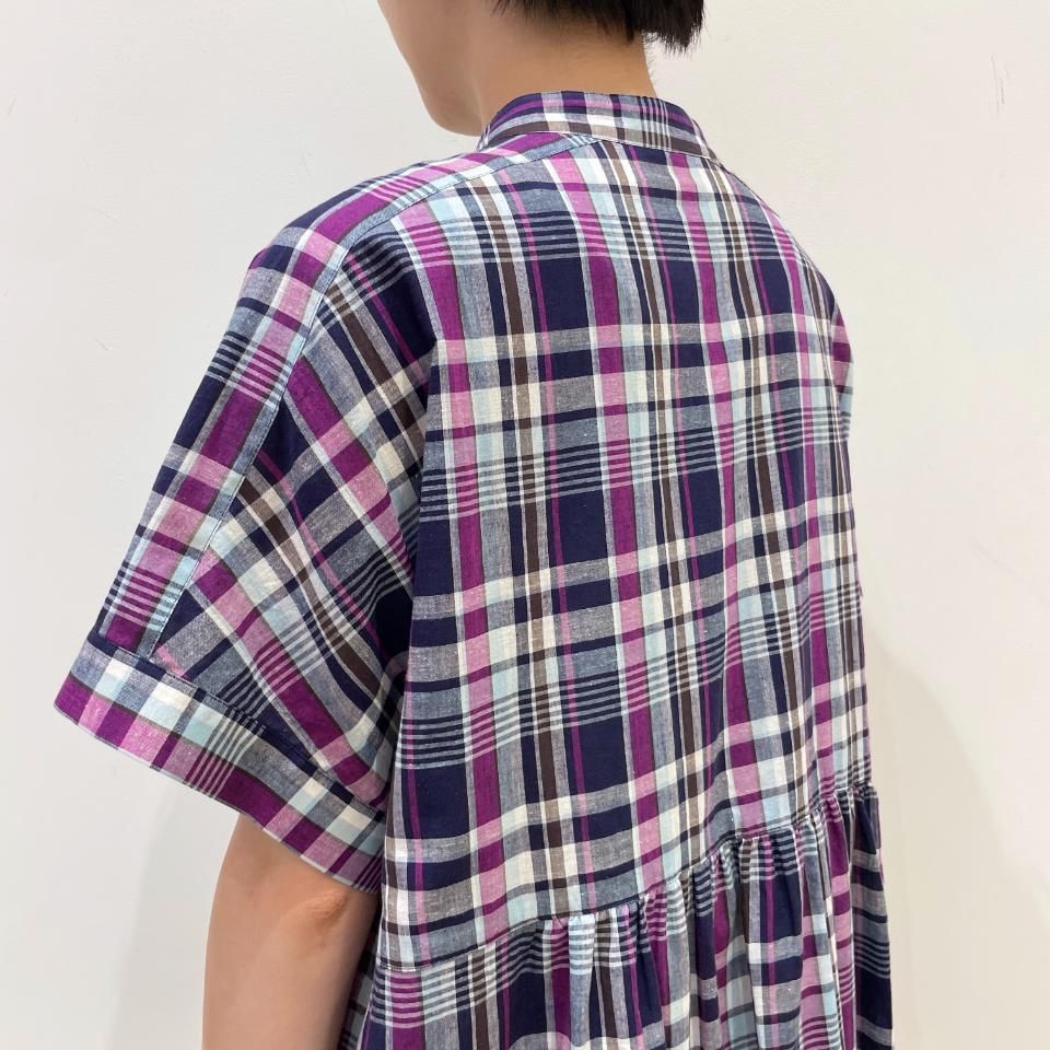 holiday24ss チェックリネンワンピース(HOLIDAY(ホリデイ)の holiday24ss チェックリネンワンピース(HOLIDAY(ホリデイ)の