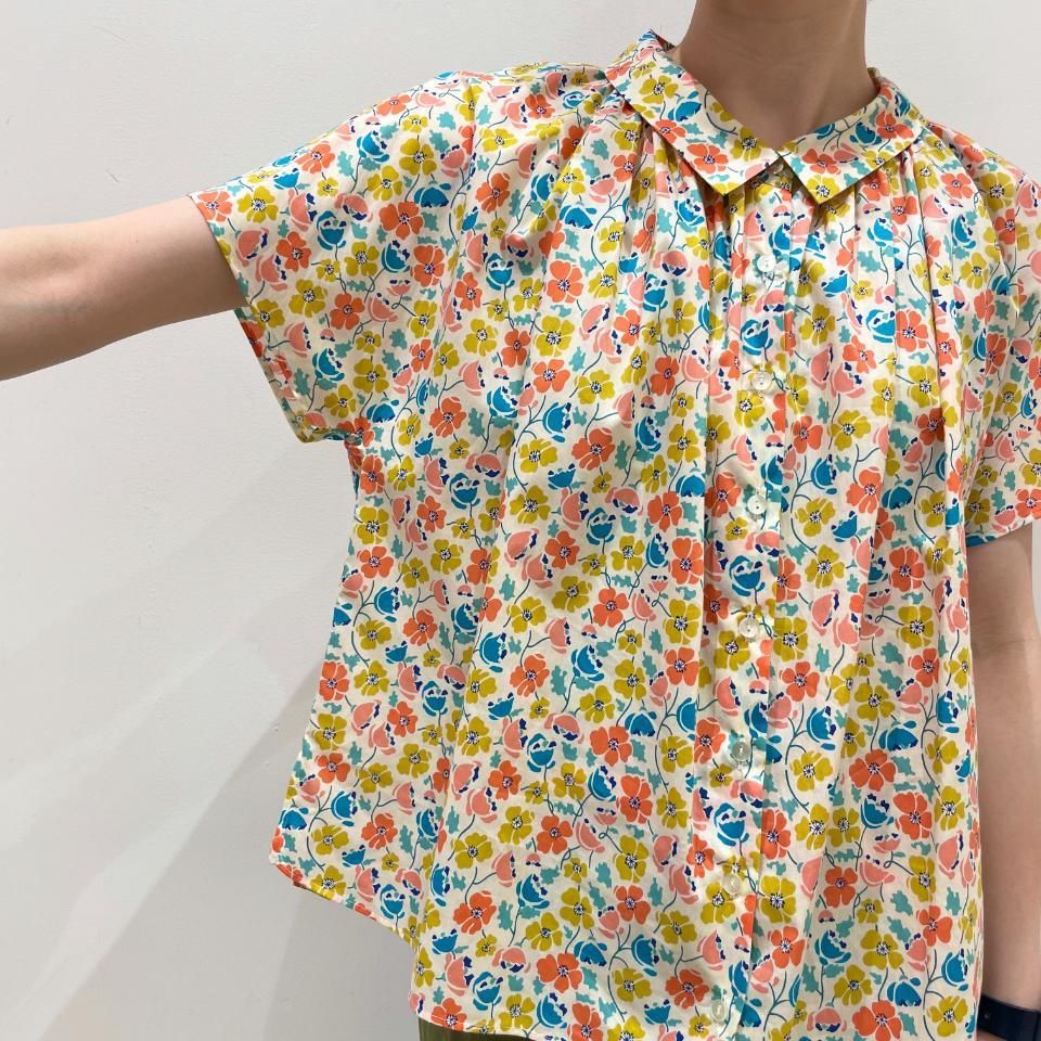 J. Sloane リバティ半袖シャツ