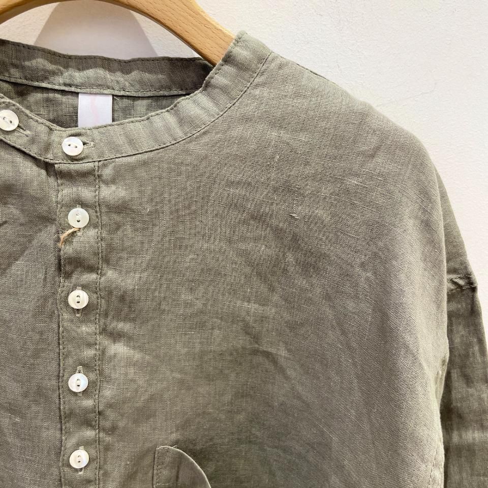 ファリファリ　フリーサイズシャツ FURALI - リネンファーマーシャツ（24SH018A) - Sheth Online