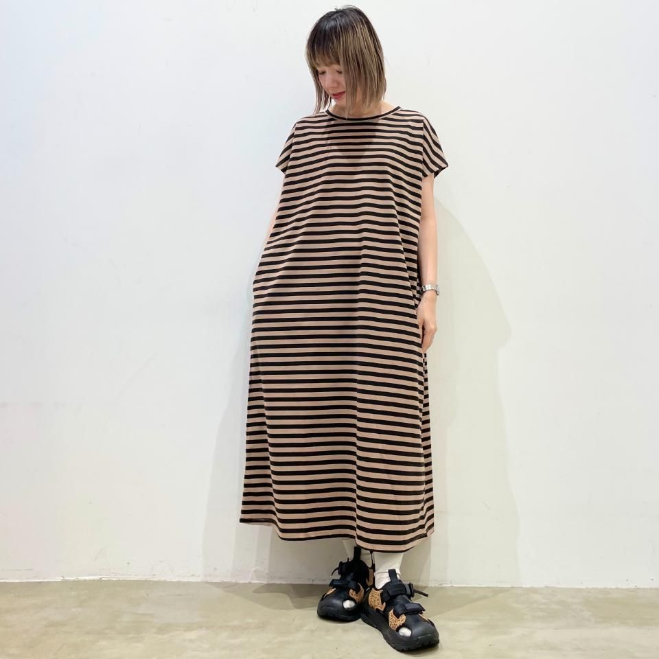 yume様 ワンピース Sボーダー Vent d'ouest - ULTIMA ボーダー ノースリーブワンピース