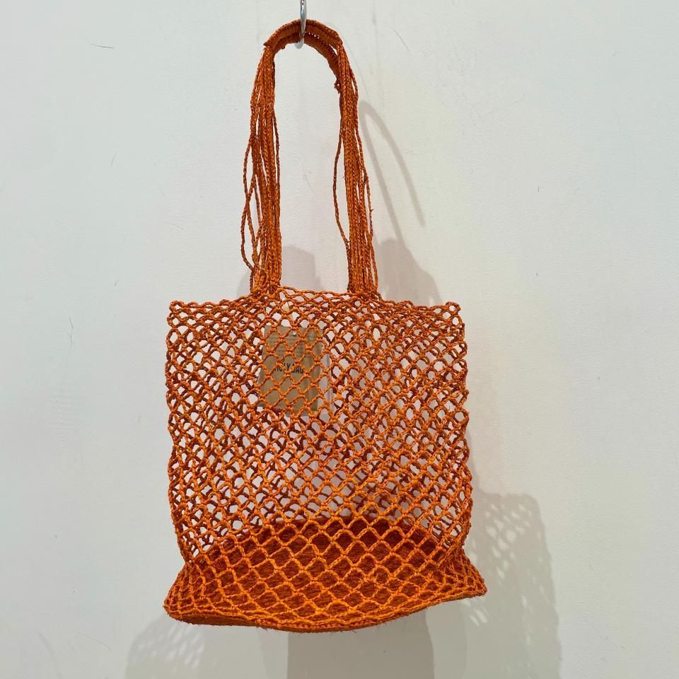 made in mada 【24SS】MOUMOUNEバイカラー ラフィアバッグ Made in Mada｜ラフィアバッグ MOUMOUNE｜かごバッグ トート