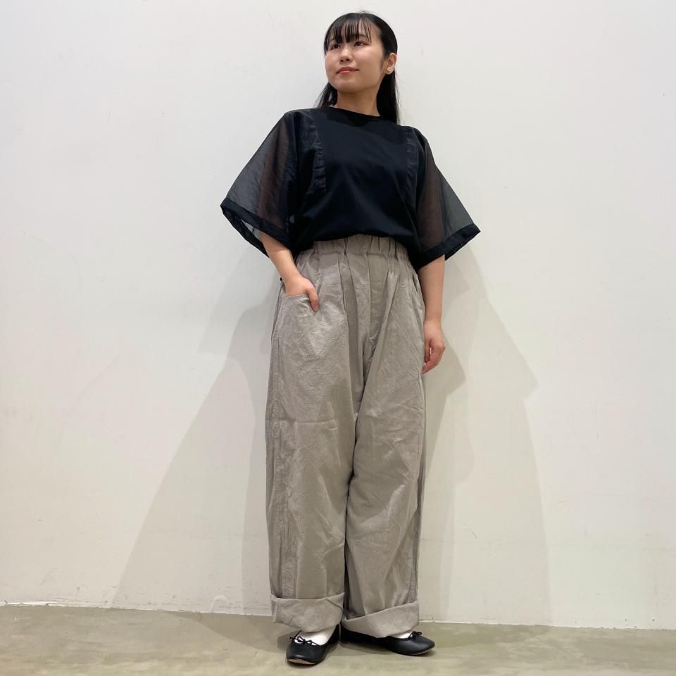 新品訳あり商品！NARU シーチングハンドワッシャーノッポパンツ コヨーテ NARU FACTORY]-シーチングハンドワッシャー ノッポパンツ