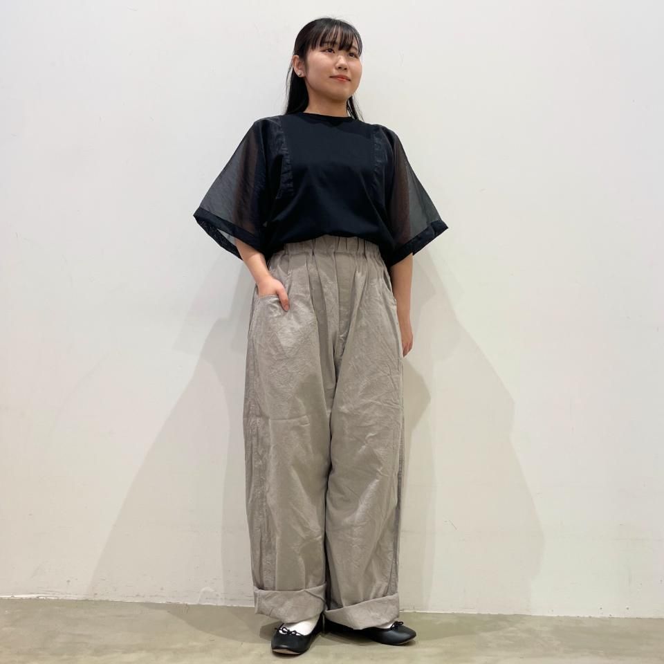 新品訳あり商品！NARU シーチングハンドワッシャーノッポパンツ コヨーテ NARU」シーチングワッシャーノッポパンツ | Nuts & Glove