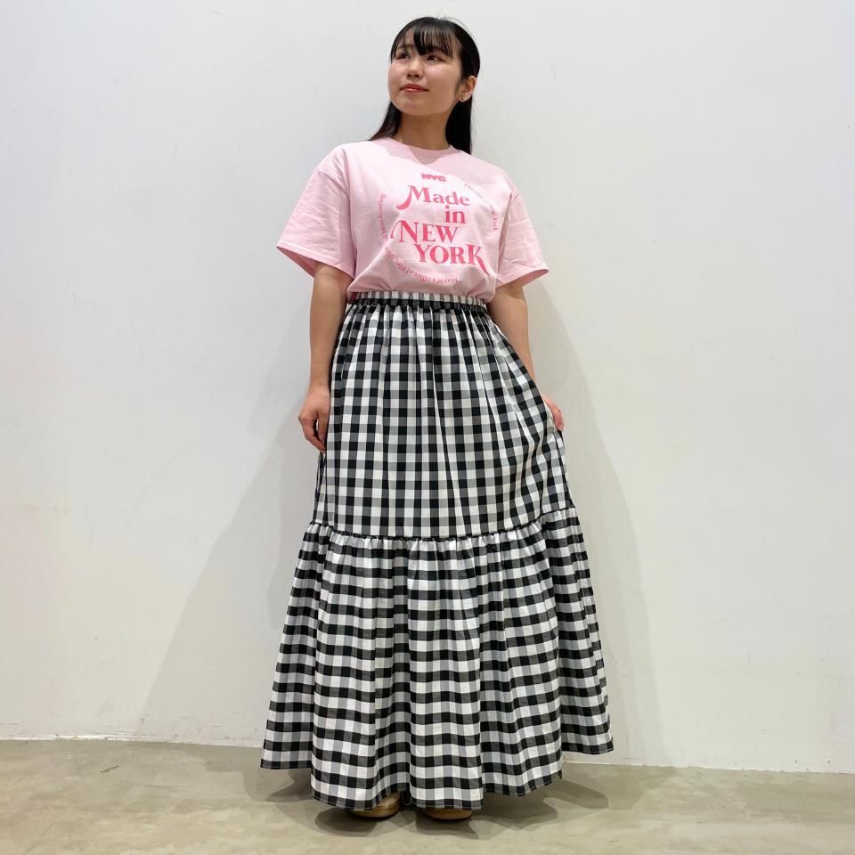MHL.チェックスカート ミニ丈 チェックプリーツスカート TINA：JOJUN 全2色｜tnj641