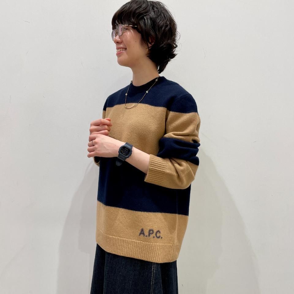 A.P.C. - 太ボーダー セーター(24246187871) - Sheth Online A.P.C. - 太ボーダー セーター(24246187871) - Sheth Online