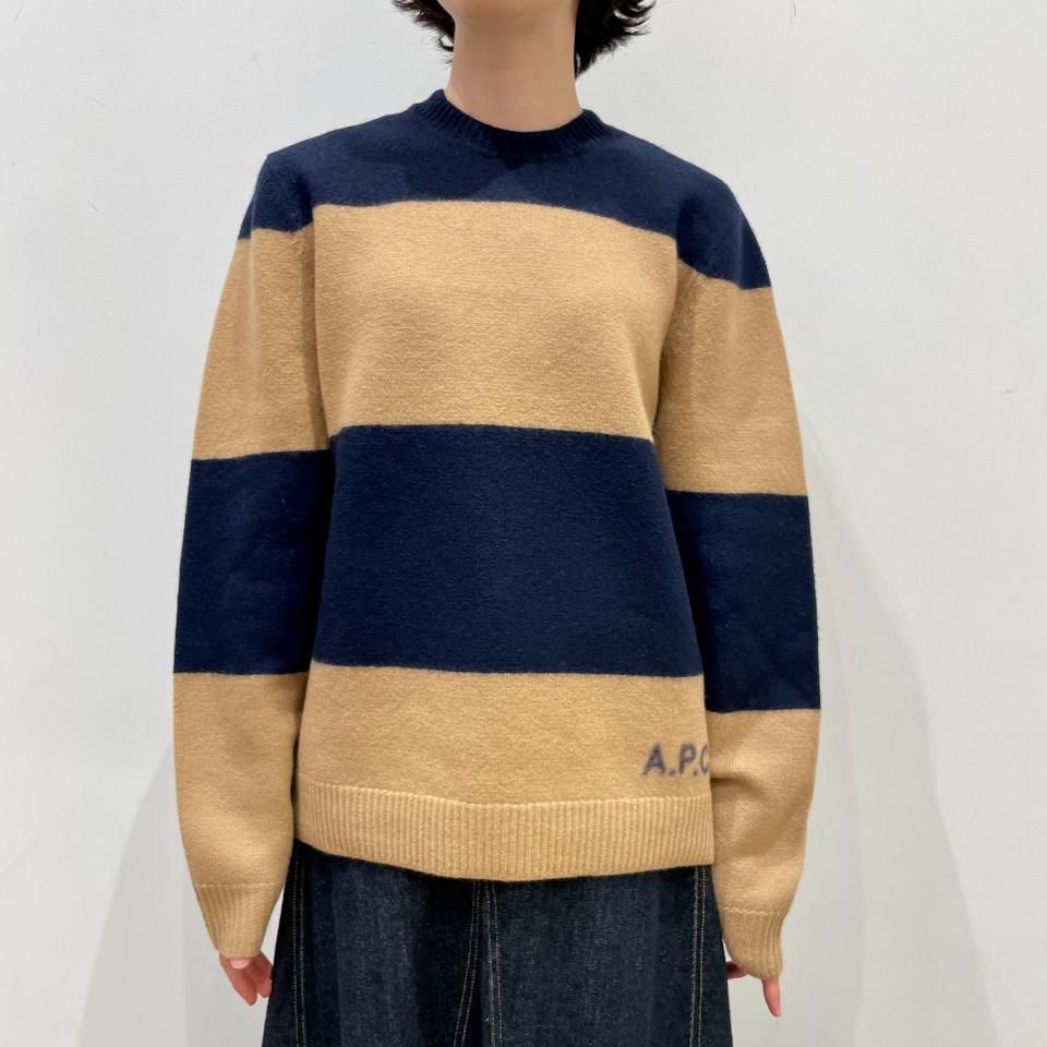 A.P.C. - 太ボーダー セーター(24246187871) - Sheth Online A.P.C. - 太ボーダー セーター(24246187871) - Sheth Online