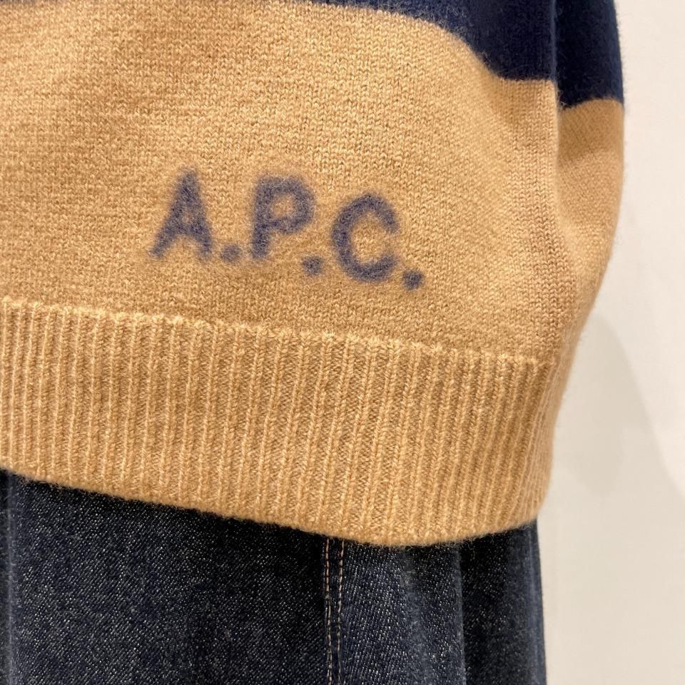 A.P.C. - 太ボーダー セーター（24246187871） - Sheth Online