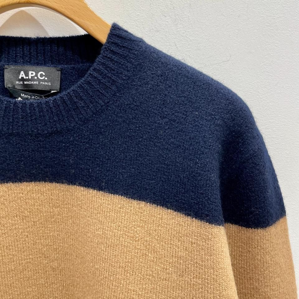 A.P.C. - 太ボーダー セーター(24246187871) - Sheth Online A.P.C. - 太ボーダー セーター(24246187871) - Sheth Online