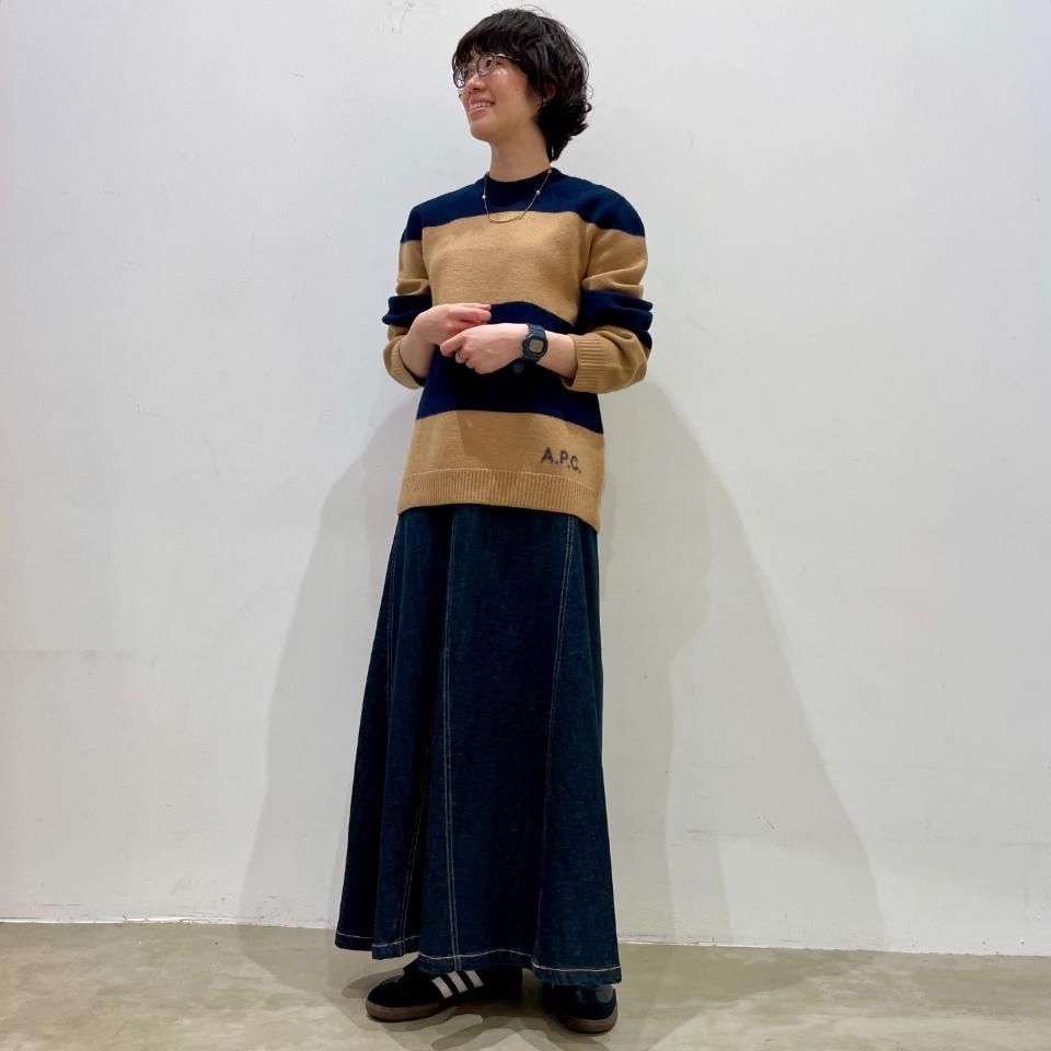 A.P.C. - 太ボーダー セーター(24246187871) - Sheth Online A.P.C. - 太ボーダー セーター(24246187871) - Sheth Online
