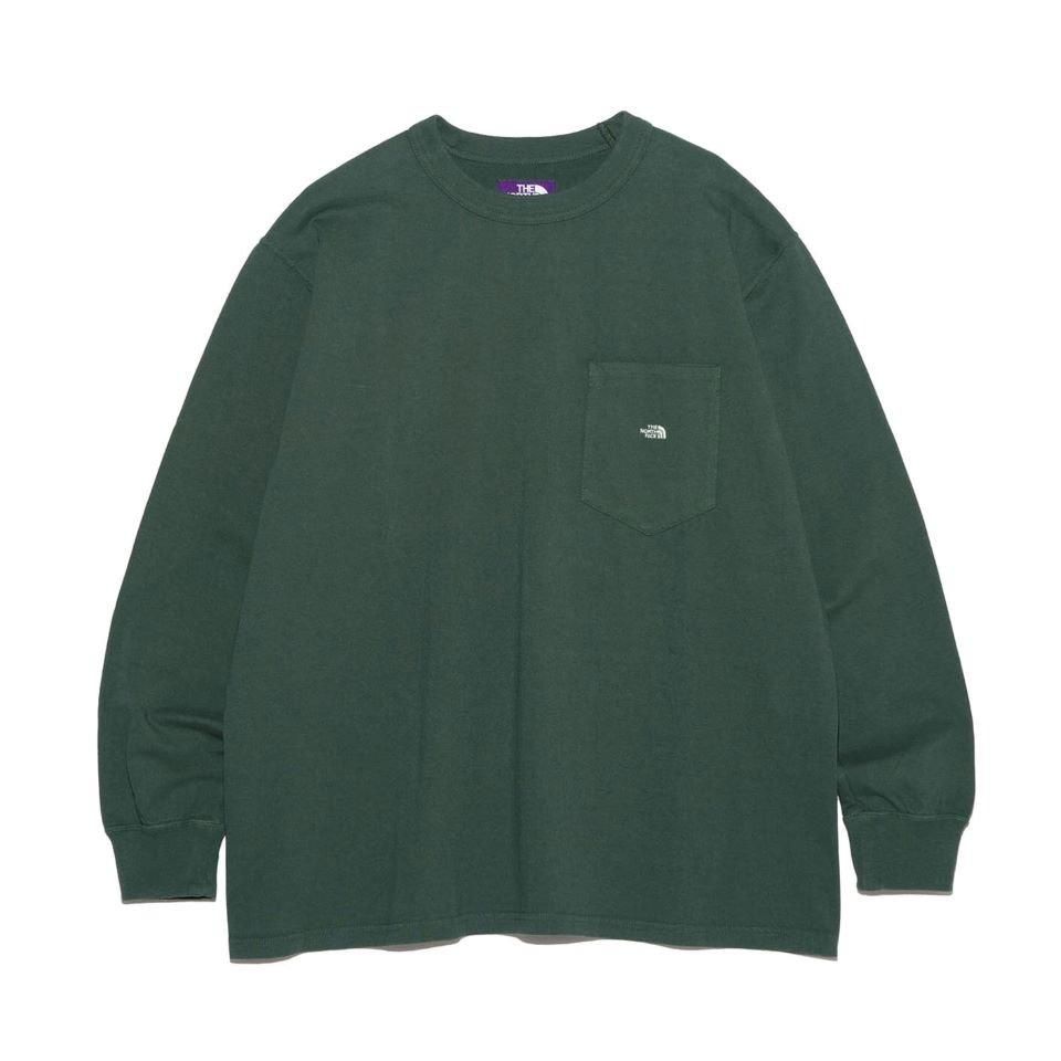 THE NORTH FACE PURPLE LABEL - 7oz Long Sleeve Pocket Tee THE NORTH FACE PURPLE LABEL - 7oz Long Sleeve Pocket Tee
