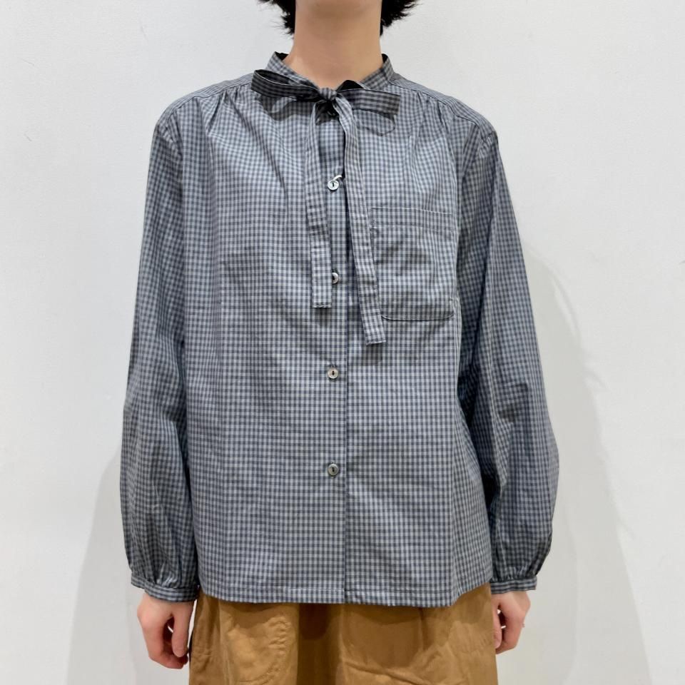 SARAHWEAR - ＜Marin＞ Check Bow-tie Blouse（C52958） - Sheth