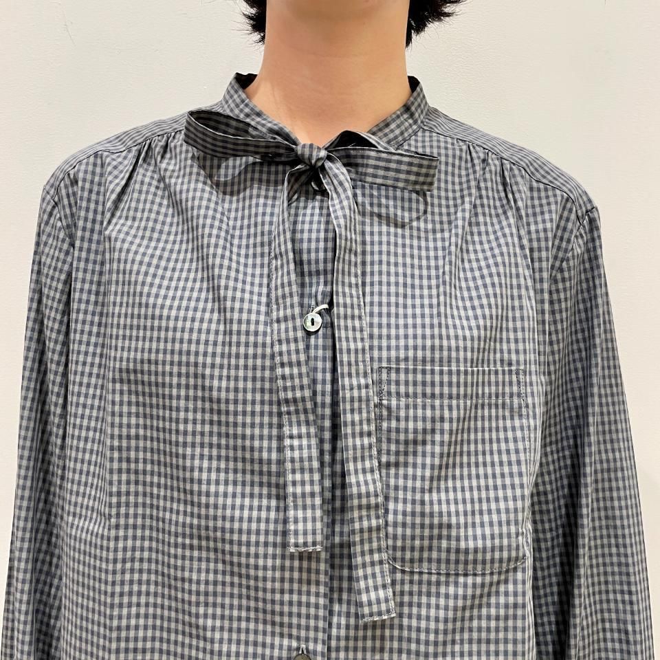 SARAHWEAR - ＜Marin＞ Check Bow-tie Blouse（C52958） - Sheth