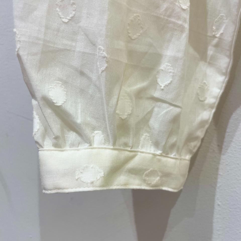 トップス sele!! yori dot side gathered blouse yori dot side gathered blouse