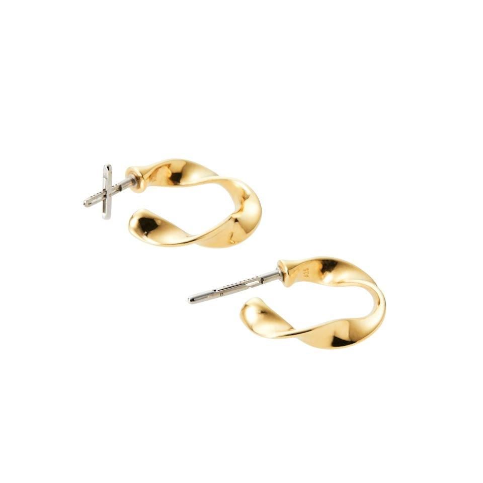 BAQLESS ピアス Embrace Wavy Gold Baqless - Embrace Wavy Gold (HP-WV-YG) - Sheth Online Store