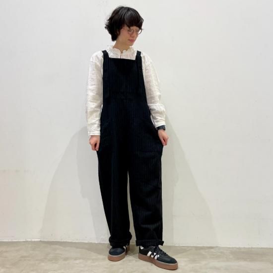 SARAHWEAR - Wo/Li Chalk Stripe Apron PantsC16058