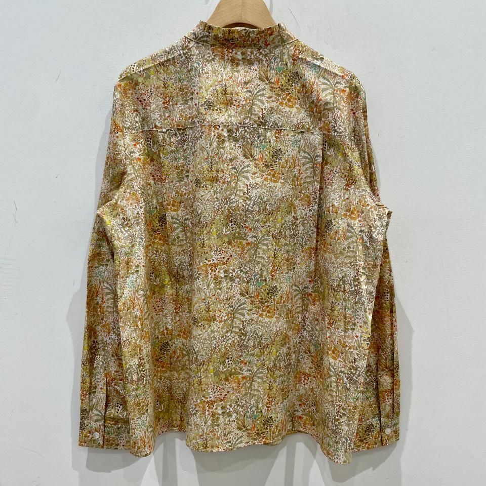 Parkes - スタンドフリル 長袖シャツ 【リバティコレクション