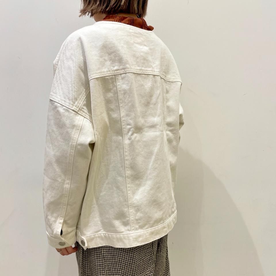 Sheth - ワイドシルエット ノーカラーGジャン（24-02-BZ-255-003