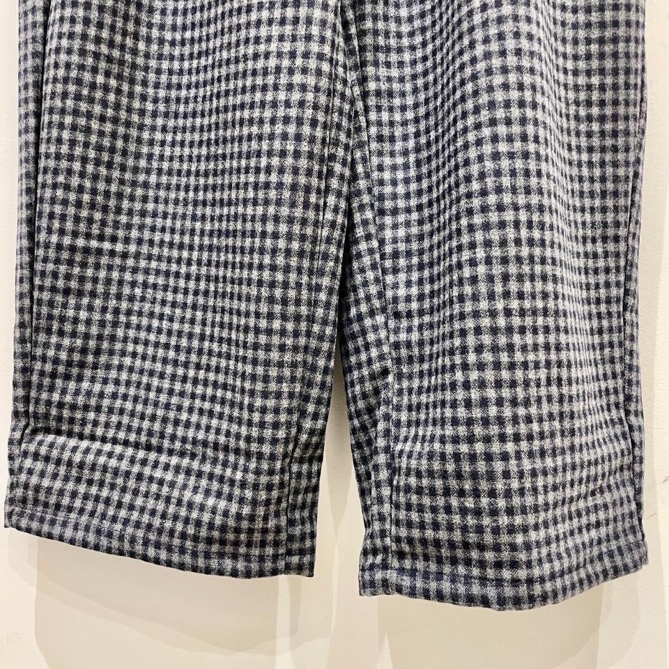 NEIGHBORHOOD チェック柄 パンツ NARU - ウールリサイクルクロスチェック ノッポパンツ（656936