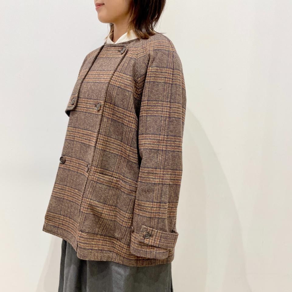 8134【変形デザイン】y's☆ピン留め定番カラーポンチョジャケット　入手困難 STAFF STYLING｜THE SHOP YOHJI YAMAMOTO