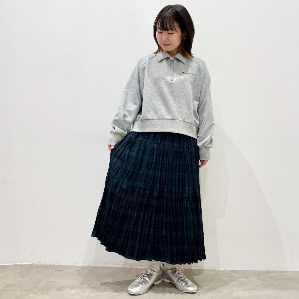 Rockmount - Wool Tweed Check 3段ティアードスカート（正規取扱商品