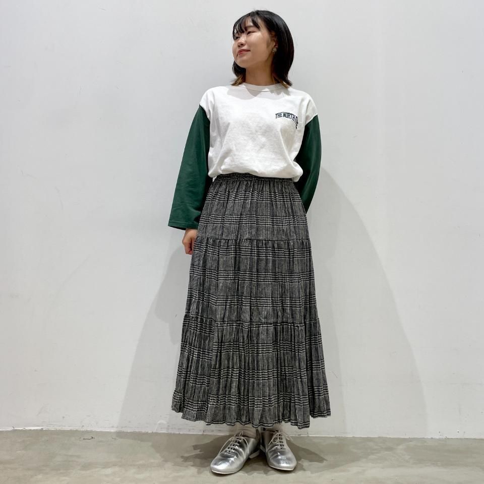 Rockmount - Wool Tweed Check 3段ティアードスカート（正規取扱商品