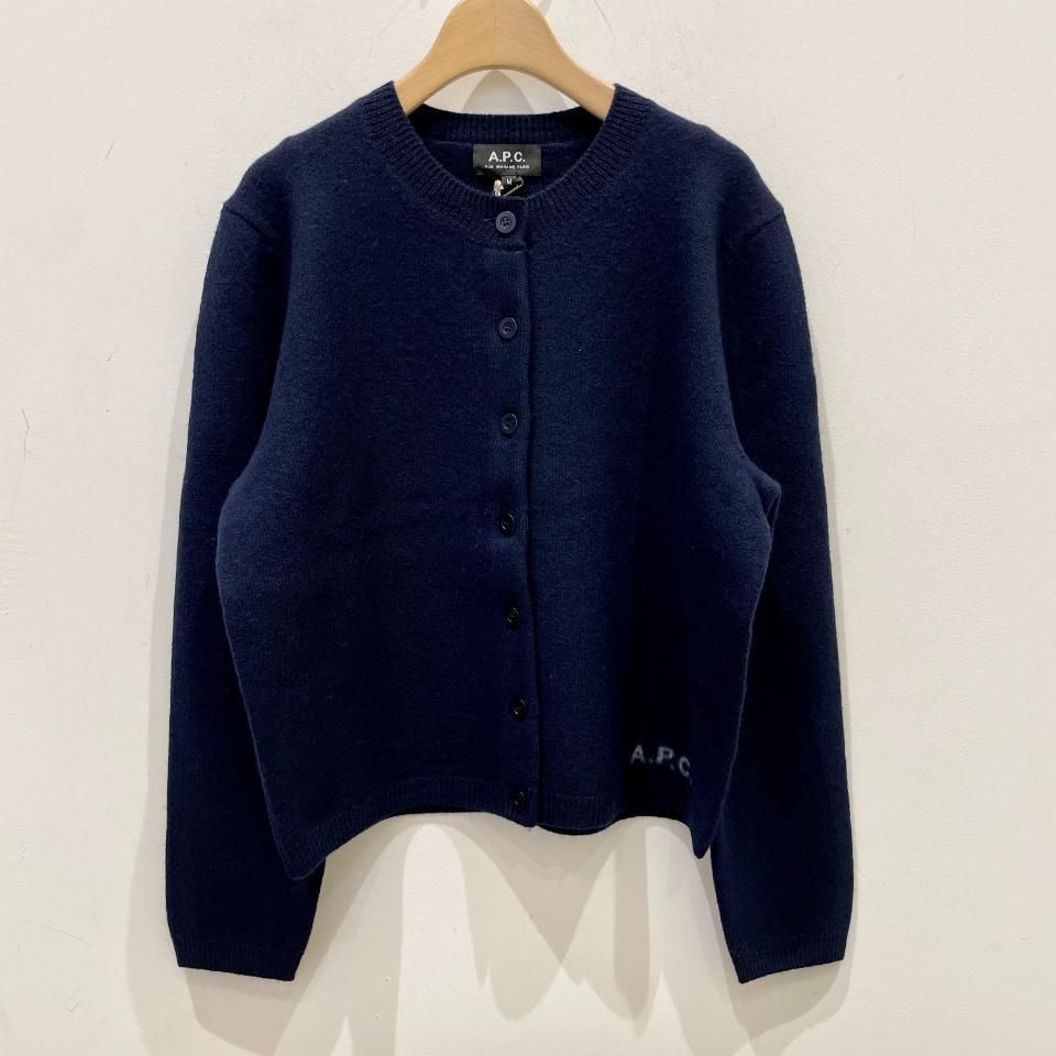 新品未着用　A.P.C. ハイゲージ　コットンカーディガン　アーペーセー A.P.C. - Mila カーディガン（23246187861） - Sheth Online