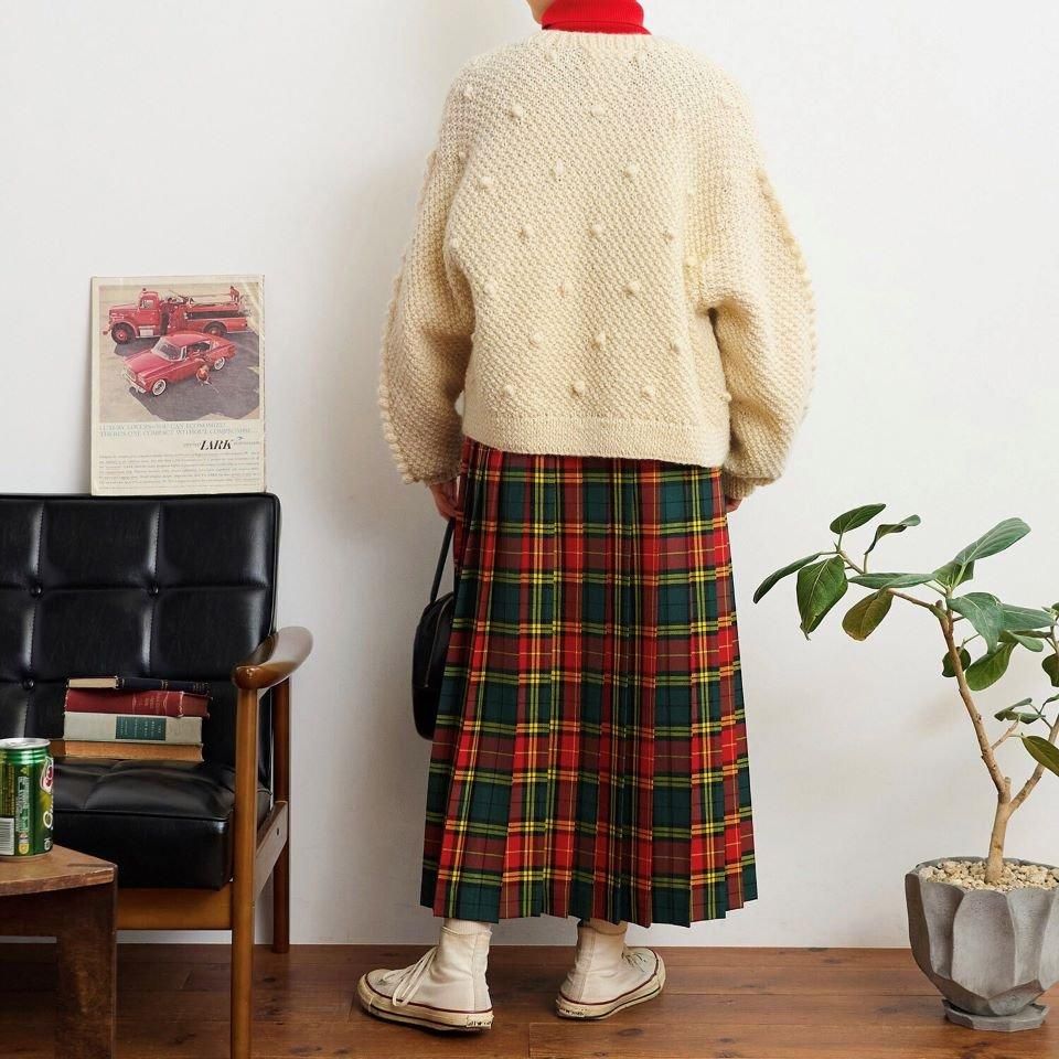 KANEKO ISAO チェックプリーツワンピース KANEKO ISAO カネコイサオ たくし上げ 付き プリーツ 使用