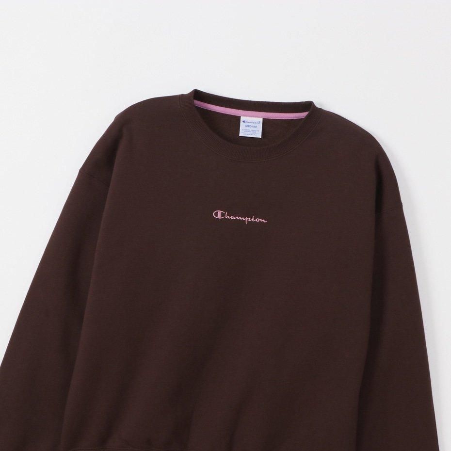 Champion - ウィメンズ クルーネックスウェットシャツ (CW-A016