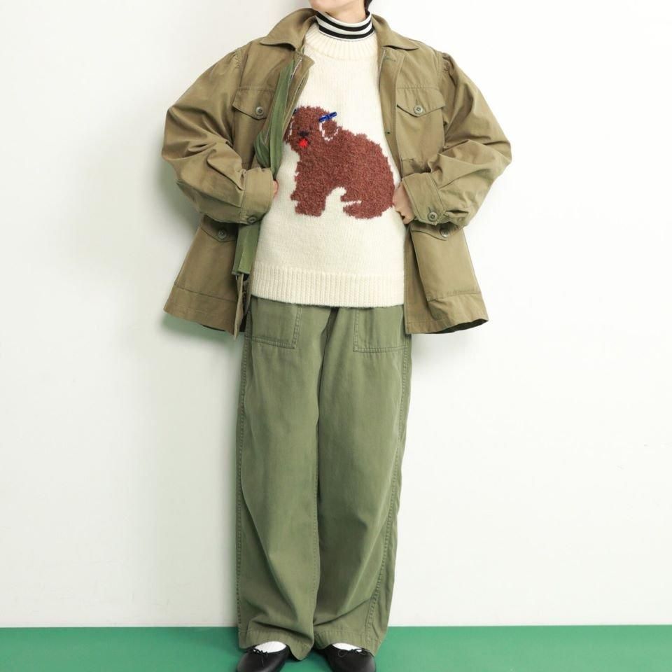 CHILD WOMAN - もふもふDOGインターシャ クルーネックプル CHILD WOMAN - もふもふDOGインターシャ クルーネックプル