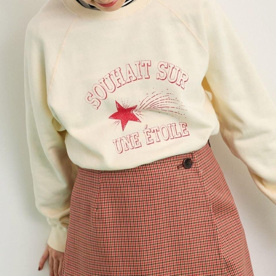 CHILD WOMAN - 30/10裏毛 エトワールプリント ちびスウェット