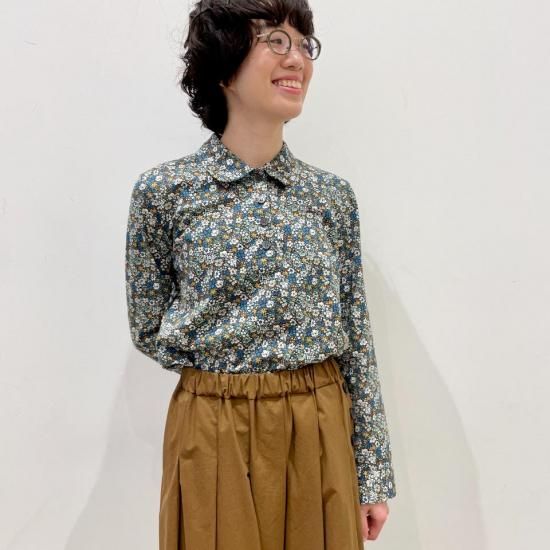SARAHWEAR - Liberty Jersey Round Collar PulloverC91371