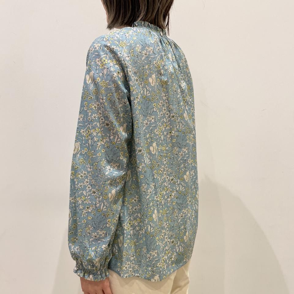 Parkes - シャーリング プルオーバーブラウス 【リバティ
