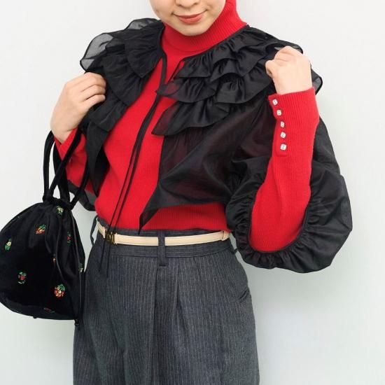 CHILD WOMAN - Dot and Stripesʥʬ󥸡 ե륷硼ȥ֥饦 (1101BL002242) 谷
