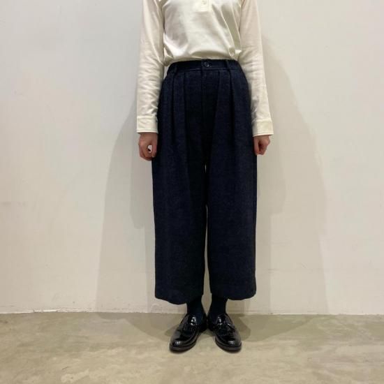 SARAHWEAR - Linen Wool Twill PantsC30543