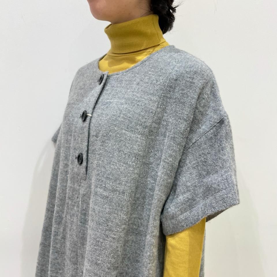 SARAHWEAR - Linen Wool Twill Dress（C4261） - Sheth Online