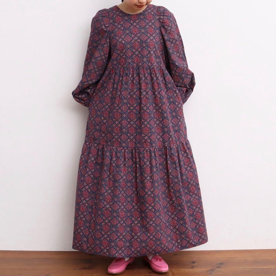 CHILD WOMAN - ＜Dot and Stripes＞キャンディ・ペイズリー ティアード