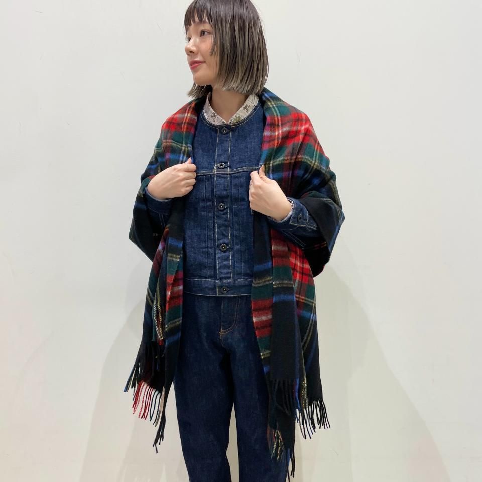 Glen Prince - ラムズウール チェックストール（LW-1）正規取扱商品