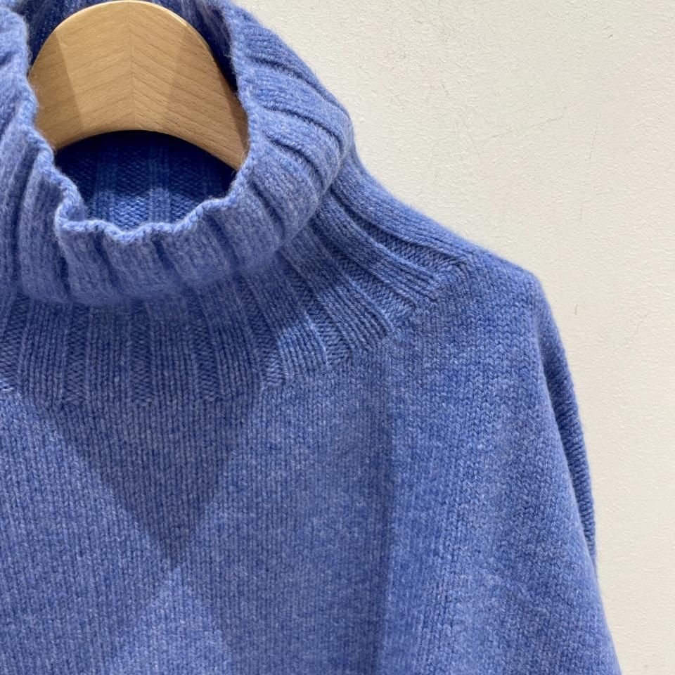【新品未使用】ATON ラムウール ハイネック24AW［元値¥42900］ ATON(エイトン)のLAMBS WOOL | クルーネックセーター - UNISEX