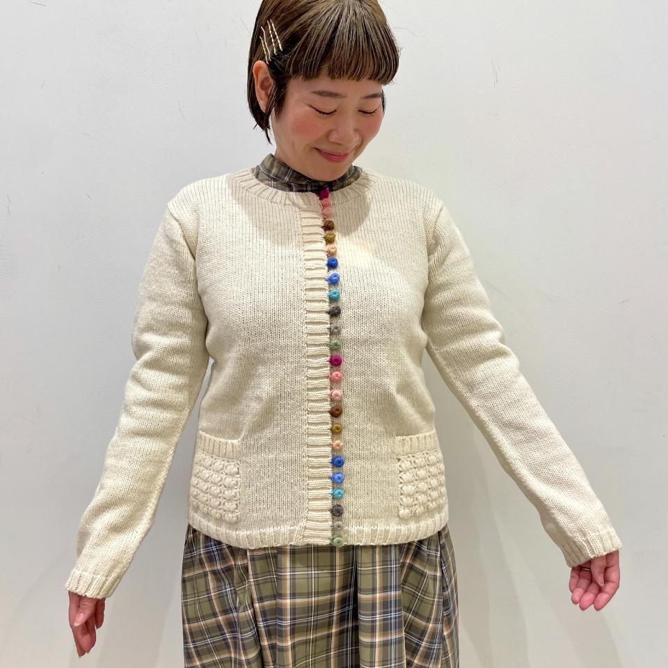 エンフォルド　カラフルボタンカーディガン エンフォルド カラフルボタンカーディガン